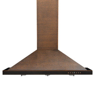 ZLINE - 30" Designer Series Hand-Hammered Convertible Vent Wall Mount Range Hood (8KBH-30)