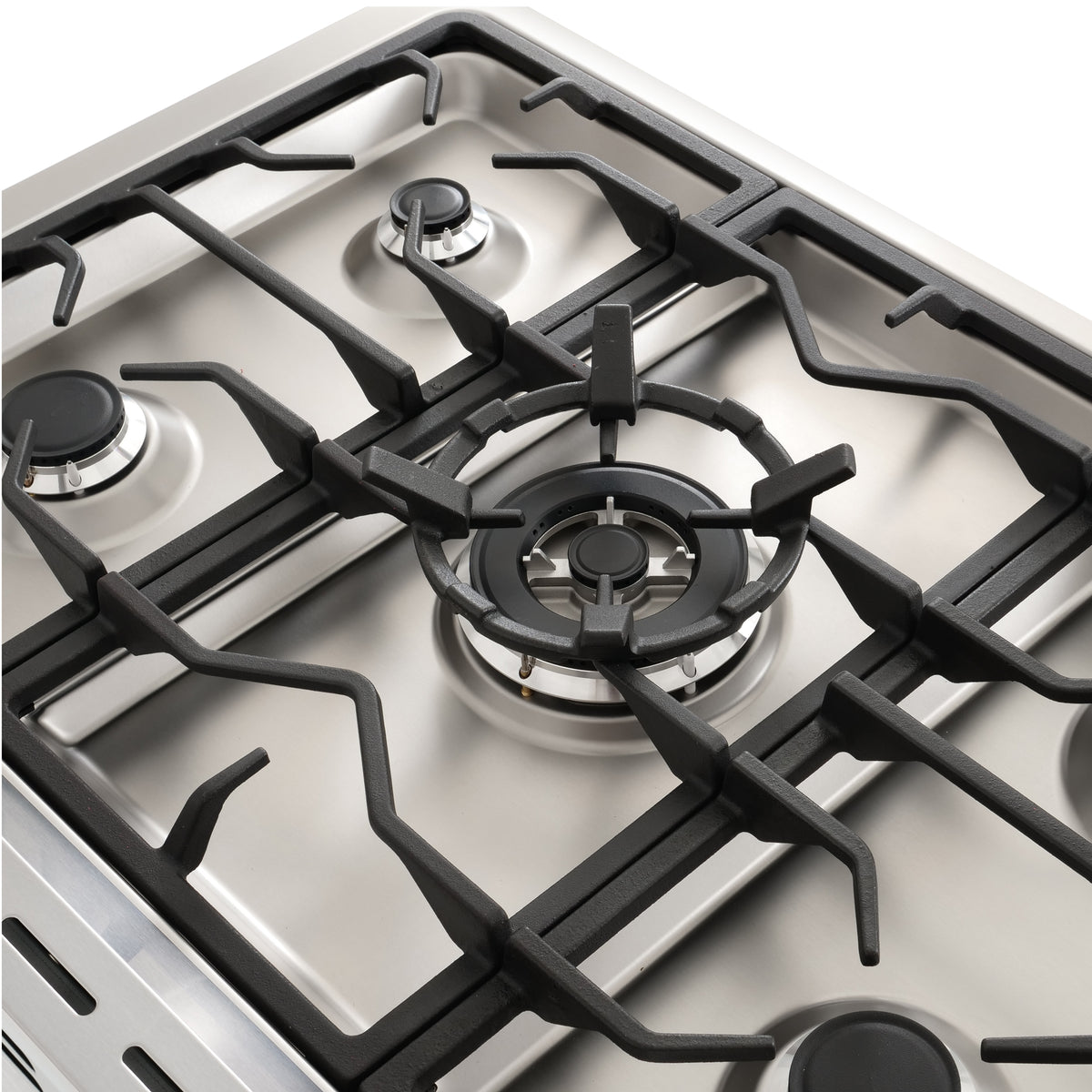 Cosmo 36 in. 3.8 cu. ft. Single Oven Gas Range with 5 Burner Cooktop and Heavy Duty Cast Iron Grates in Stainless Steel