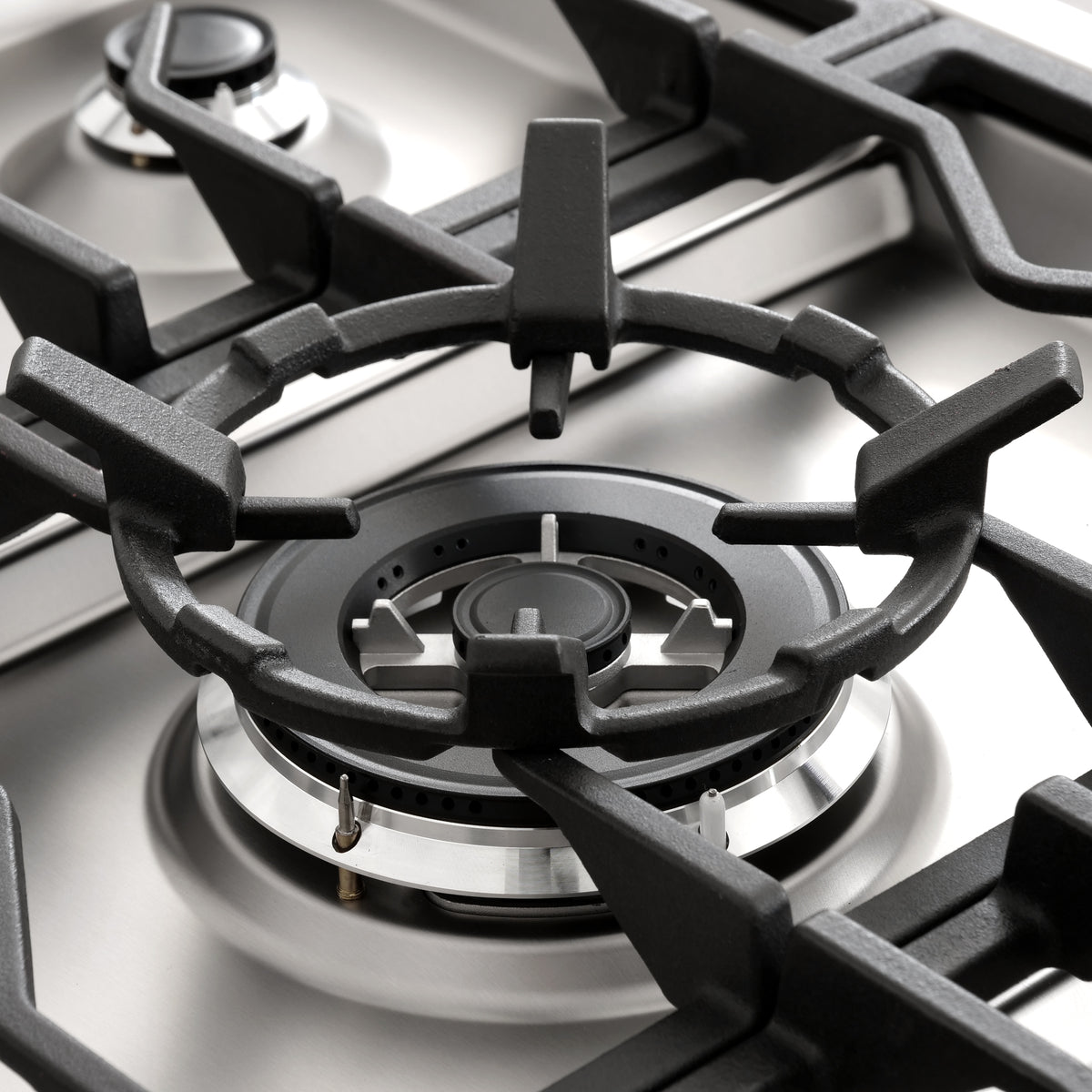 Cosmo 36 in. 3.8 cu. ft. Single Oven Gas Range with 5 Burner Cooktop and Heavy Duty Cast Iron Grates in Stainless Steel