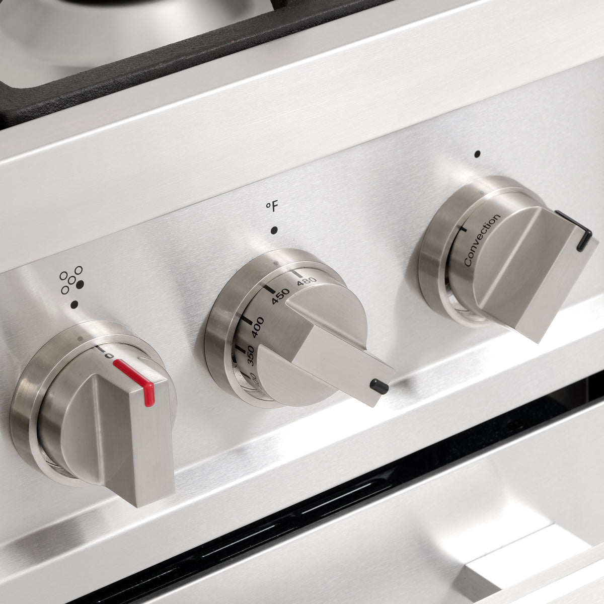 Cosmo 36 in. 3.8 cu. ft. Single Oven Gas Range with 5 Burner Cooktop and Heavy Duty Cast Iron Grates in Stainless Steel