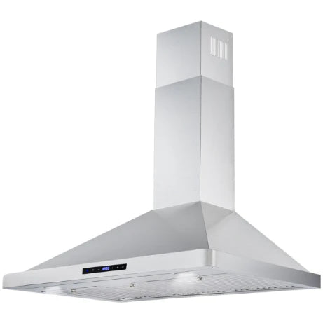 Cosmo 5-Piece Kitchen, 36&quot; Dual Fuel Range and 36&quot; Wall Mount Range Hood COS-5PKG-069