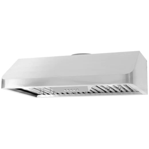 Cosmo 4-Piece, 36&quot; Range, Under Cabinet Range Hood, Dishwasher and Refrigerator COS-4PKG-071