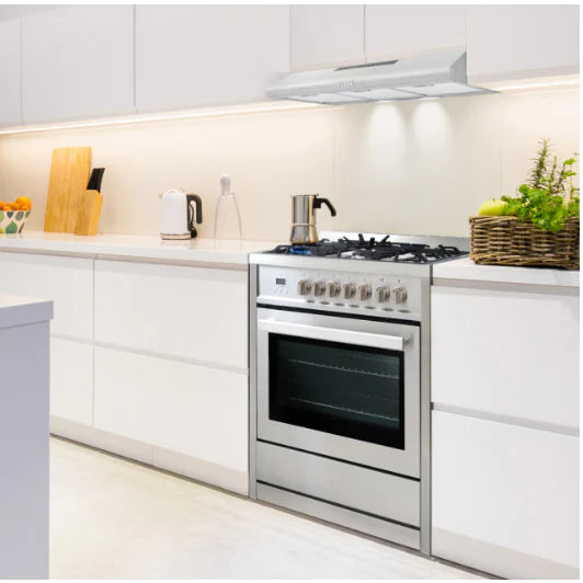 Cosmo 5-Piece Kitchen, 36&quot; Dual Fuel Range and 36&quot; Under Cabinet Range Hood COS-5PKG-015