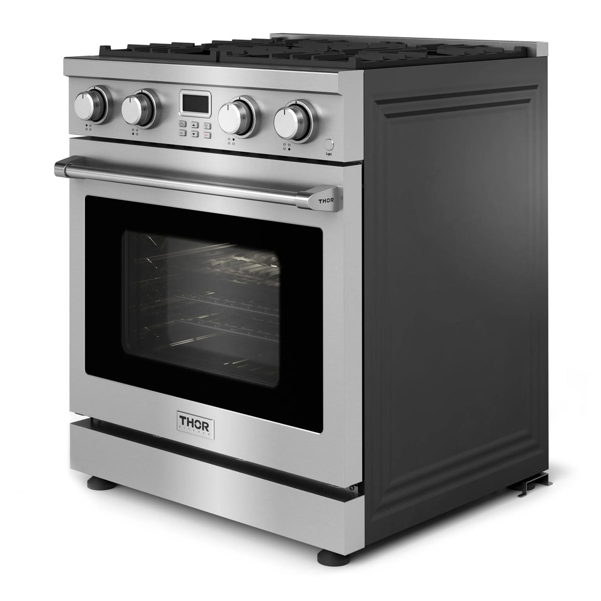 ThorKitchen - 30 Inch Contemporary Professional Gas Range in Stainless Steel