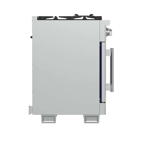 FORNO - Capriasca 36-Inch Freestanding French Door Gas Range, 6 Burners, Convection Oven, Energy Efficient