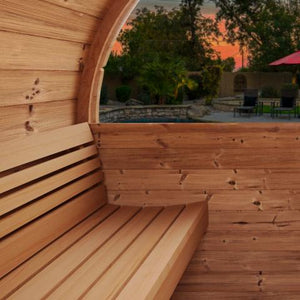 SaunaLife - Model E7W Sauna Barrel-Window