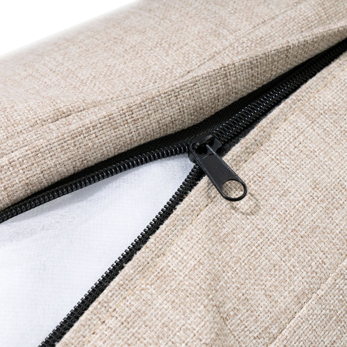 Deko Living - Outdoor Rocking Patio Egg Chair with Beige Upholstery