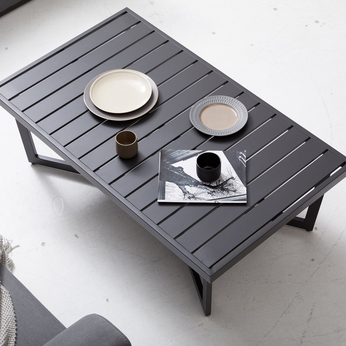 Deko Living - Ficarazzi Outdoor Patio Sofa Set &amp; Coffee Table