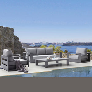 Deko Living - Ficarazzi Outdoor Patio Sofa Chair Set & Coffee Table 