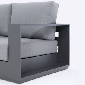 Deko Living - Ficarazzi Outdoor Patio Sofa Chair Set & Coffee Table 