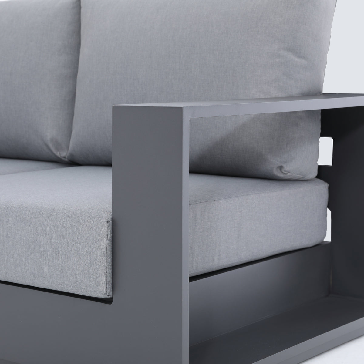 Deko Living - Ficarazzi Outdoor Patio Sofa Chair Set &amp; Coffee Table 