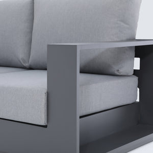 Deko Living - Ficarazzi Outdoor Patio Sofa Chair Set & Coffee Table 