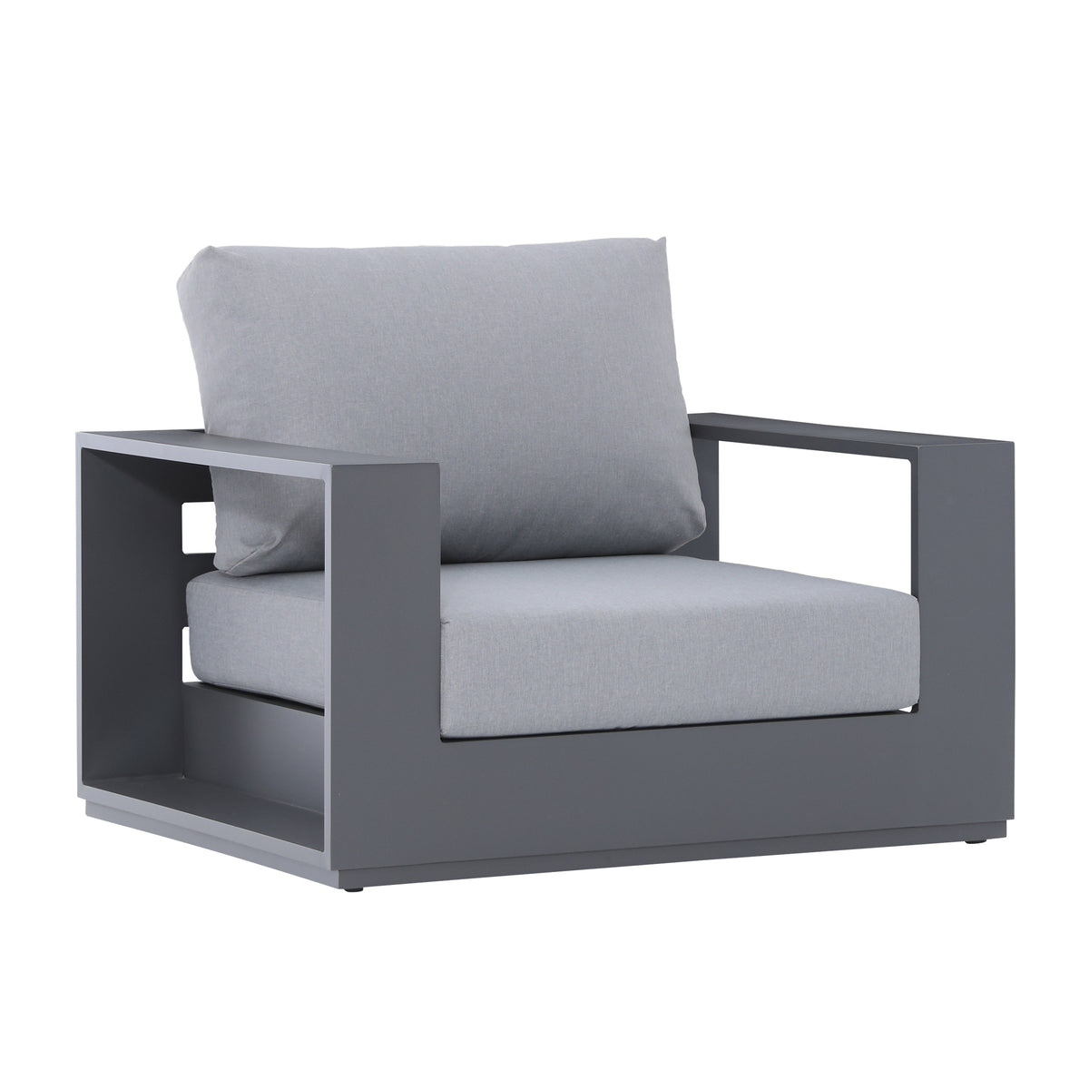 Deko Living - Ficarazzi Outdoor Patio Sofa Chair Set &amp; Coffee Table 