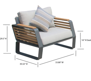 Deko Living - Palazzolo Outdoor Teak Patio and Coffee Table Set