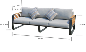 Deko Living - Palazzolo Outdoor Teak Patio and Coffee Table Set