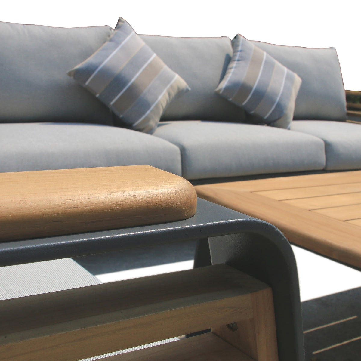 Deko Living - Palazzolo Outdoor Teak Patio and Coffee Table Set