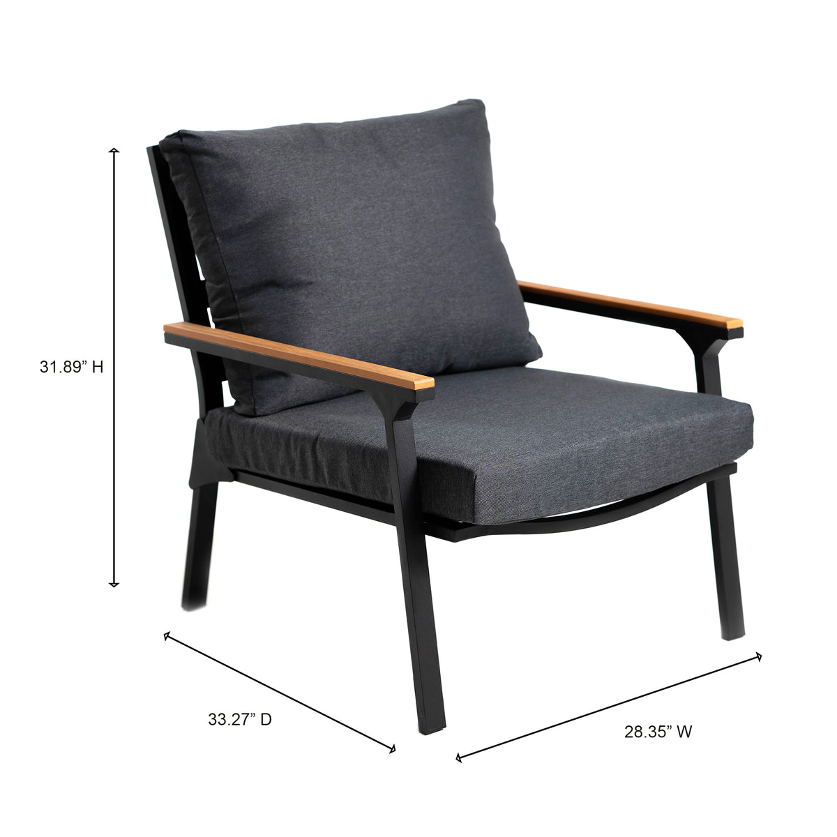 Deko Living - Outdoor 4-Person Patio Set &amp; Coffee Table