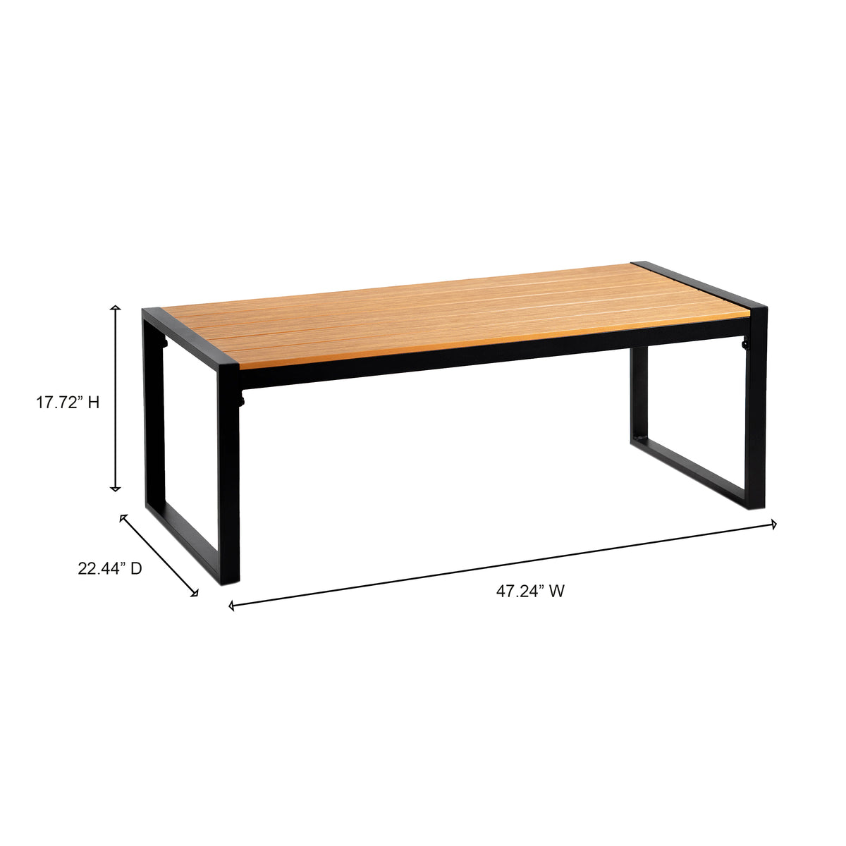 Deko Living - Outdoor 4-Person Patio Set &amp; Coffee Table