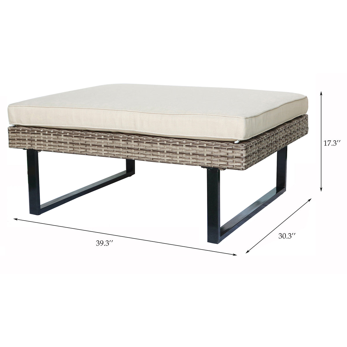 Deko Living - Outdoor Corner Patio Sectional &amp; Tables