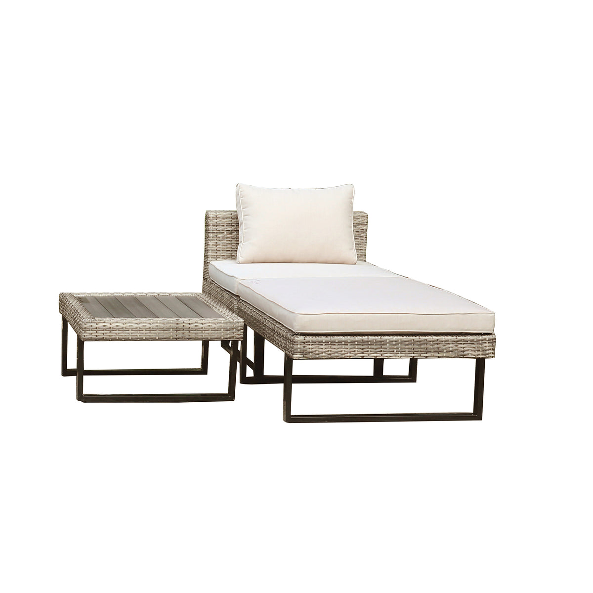 Deko Living - Outdoor Corner Patio Sectional &amp; Tables