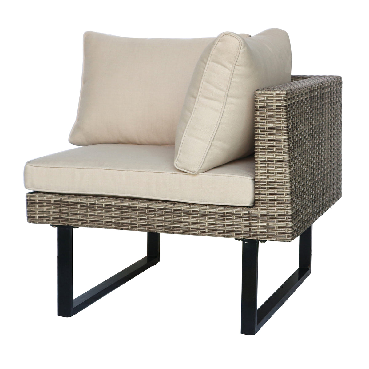 Deko Living - Outdoor Corner Patio Sectional &amp; Tables