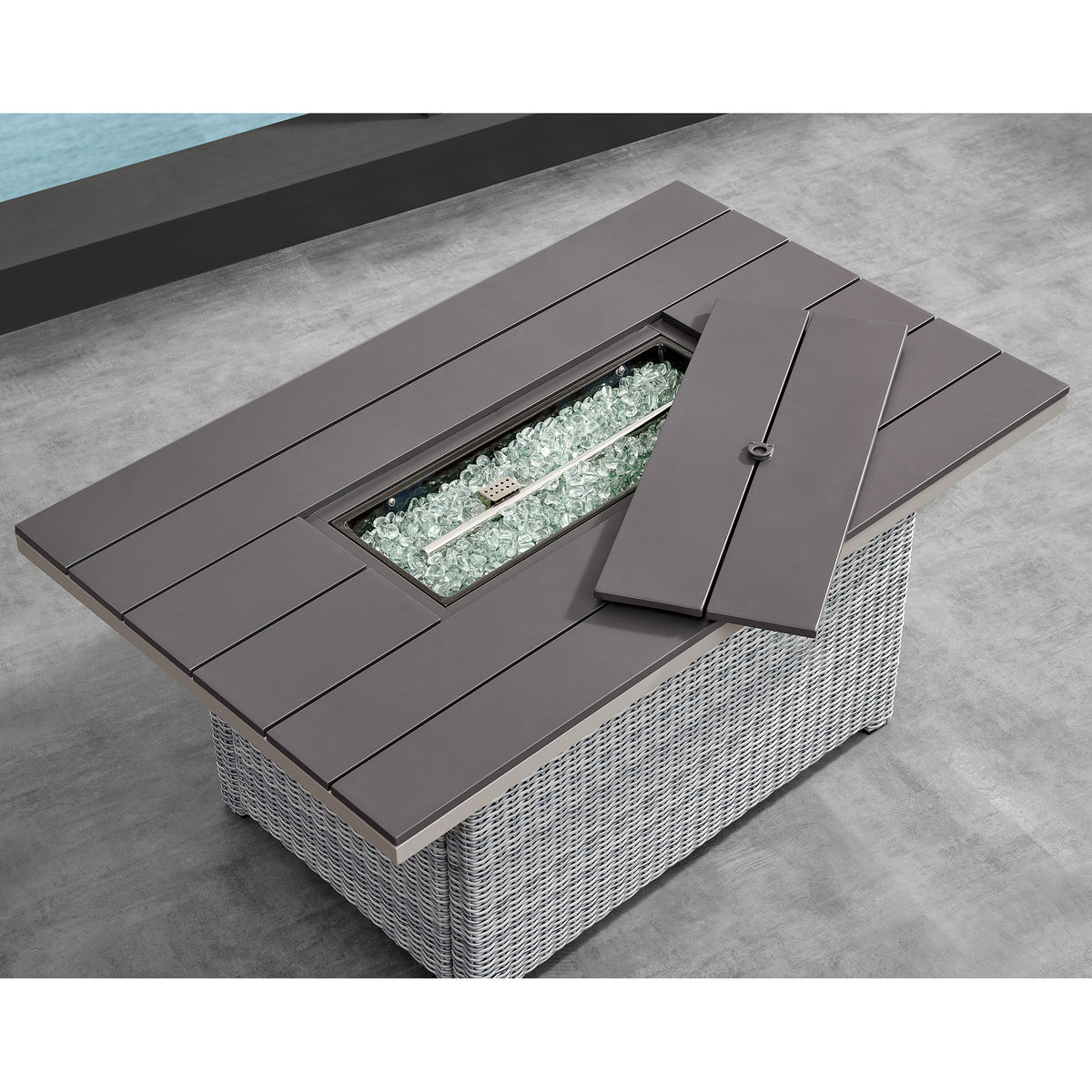 Deko Living - Tricarico Outdoor Patio Set &amp; Firepit