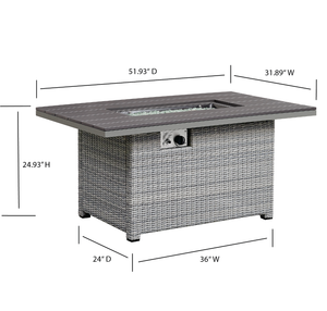 Deko Living - Tricarico Outdoor Patio Set & Firepit