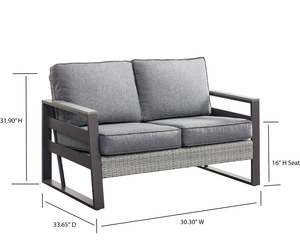 Deko Living - Tricarico Outdoor Patio Set & Firepit