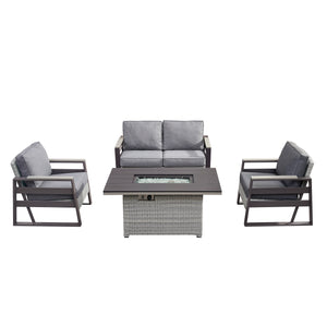 Deko Living - Tricarico Outdoor Patio Set & Firepit
