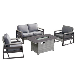 Deko Living - Tricarico Outdoor Patio Set & Firepit