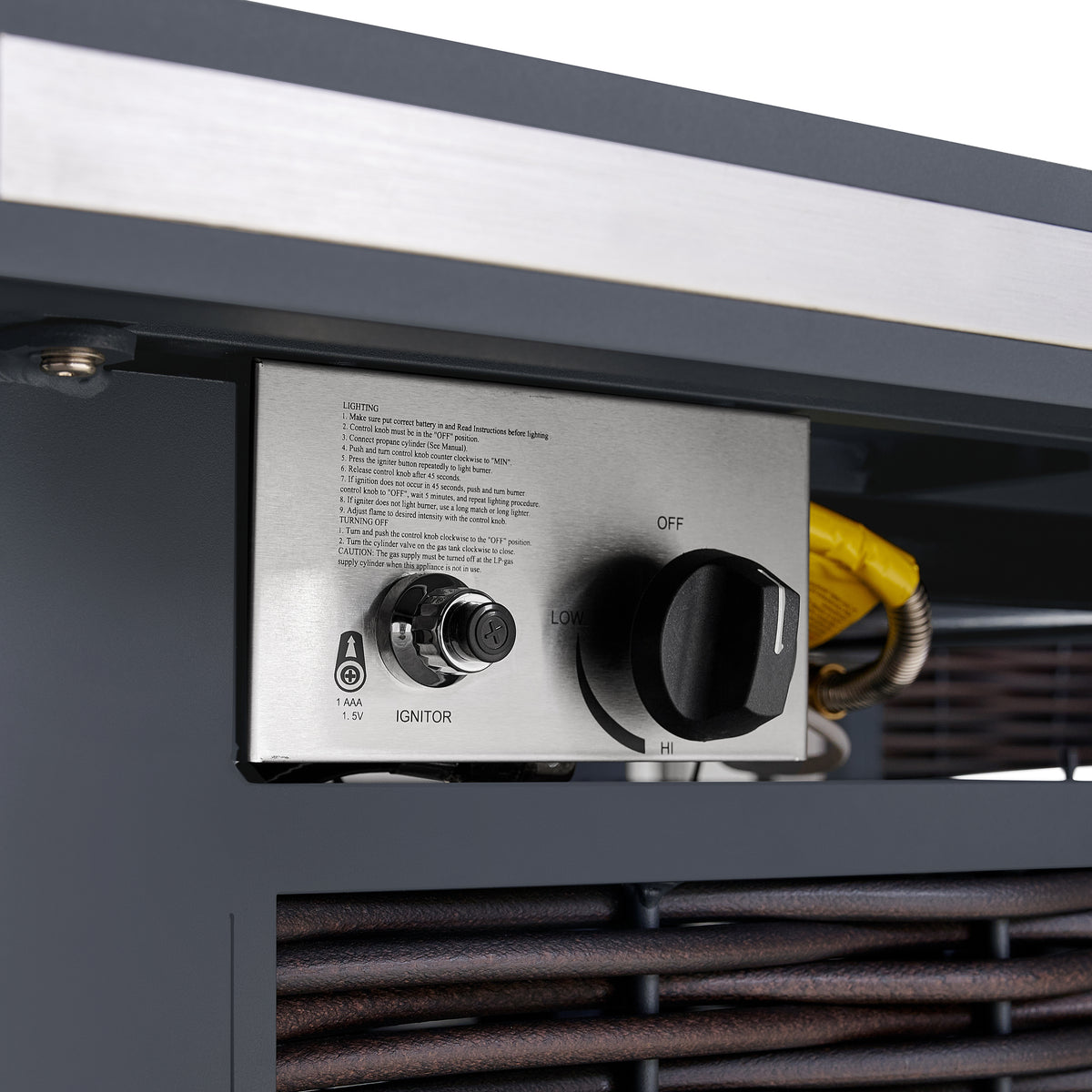 Deko Living - Avola Outdoor Patio Set & Firepit