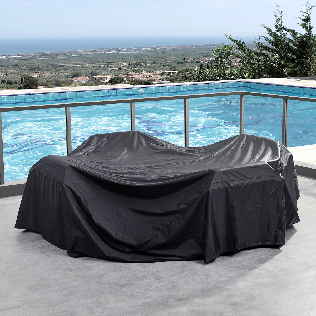 Deko Living - Avola Outdoor Patio Set & Firepit