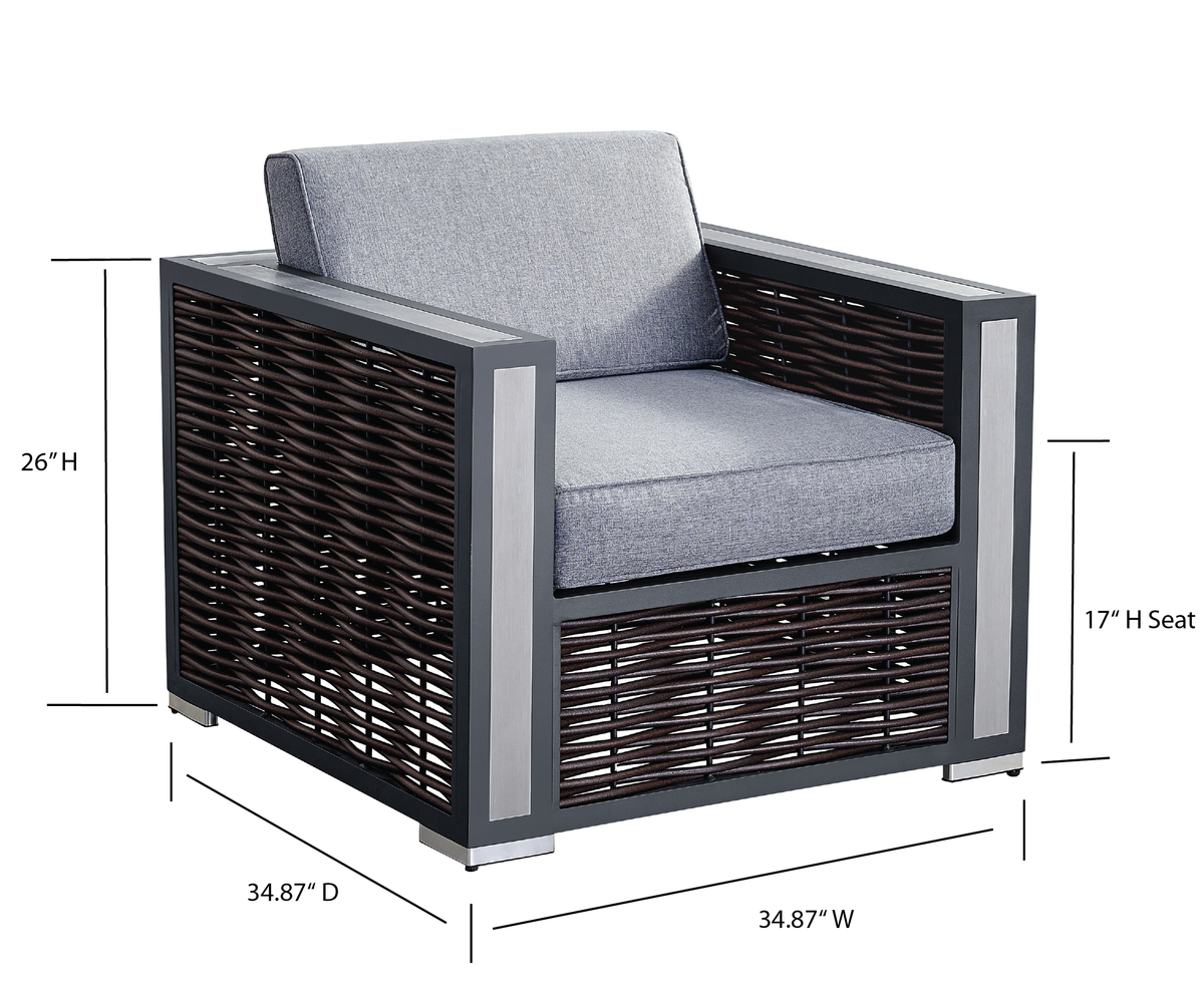 Deko Living - Avola Outdoor Patio Set & Firepit