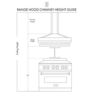ZLINE - 30" Convertible Vent Wooden Wall Mount Range Hood in Cottage White (321TT-30)