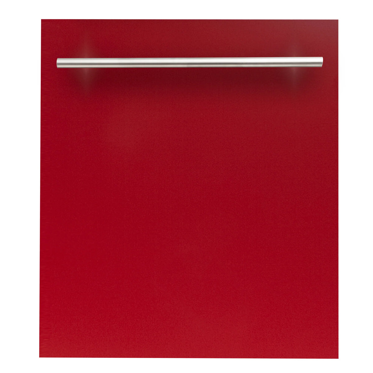 ZLINE 24 in. Red Gloss Top Control Dishwasher with Stainless Steel Tub and Modern Style Handle, 52dBa