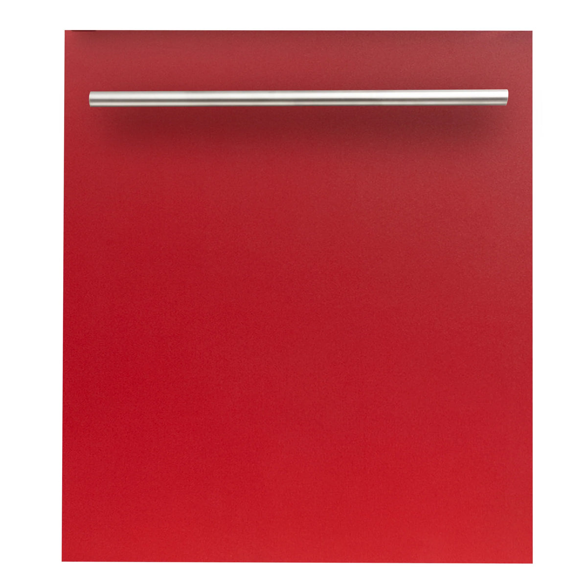 ZLINE 24 in. Red Matte Top Control Dishwasher with Stainless Steel Tub and Modern Style Handle, 52dBa