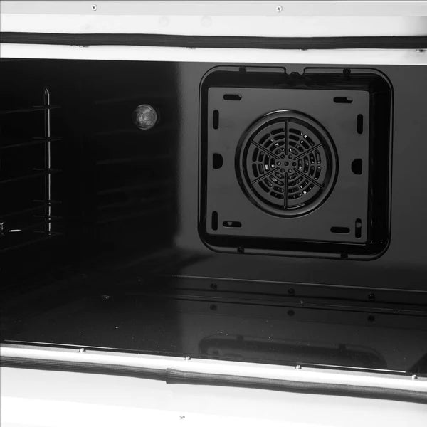 FORNO - Galiano 36-inch Freestanding French Door Dual Fuel Range White