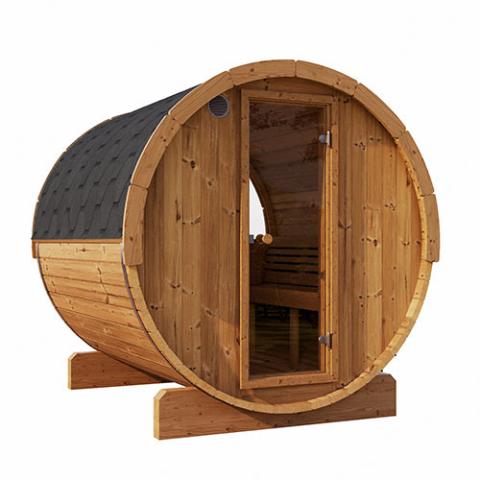 SaunaLife - Model E7W Sauna Barrel-Window