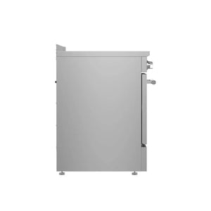 FORNO - Paolo 30-Inch Freestanding Electric Range, Stainless Steel, 4.38 cu.ft, True Convection Oven, Energy Efficient