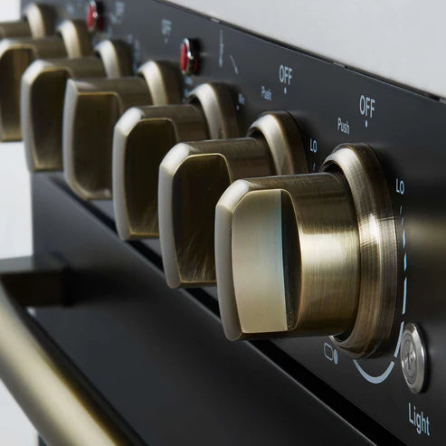 FORNO - Paolo 30-Inch Freestanding Electric Range, Black, 4.38 cu.ft, True Convection Oven, Energy Efficient