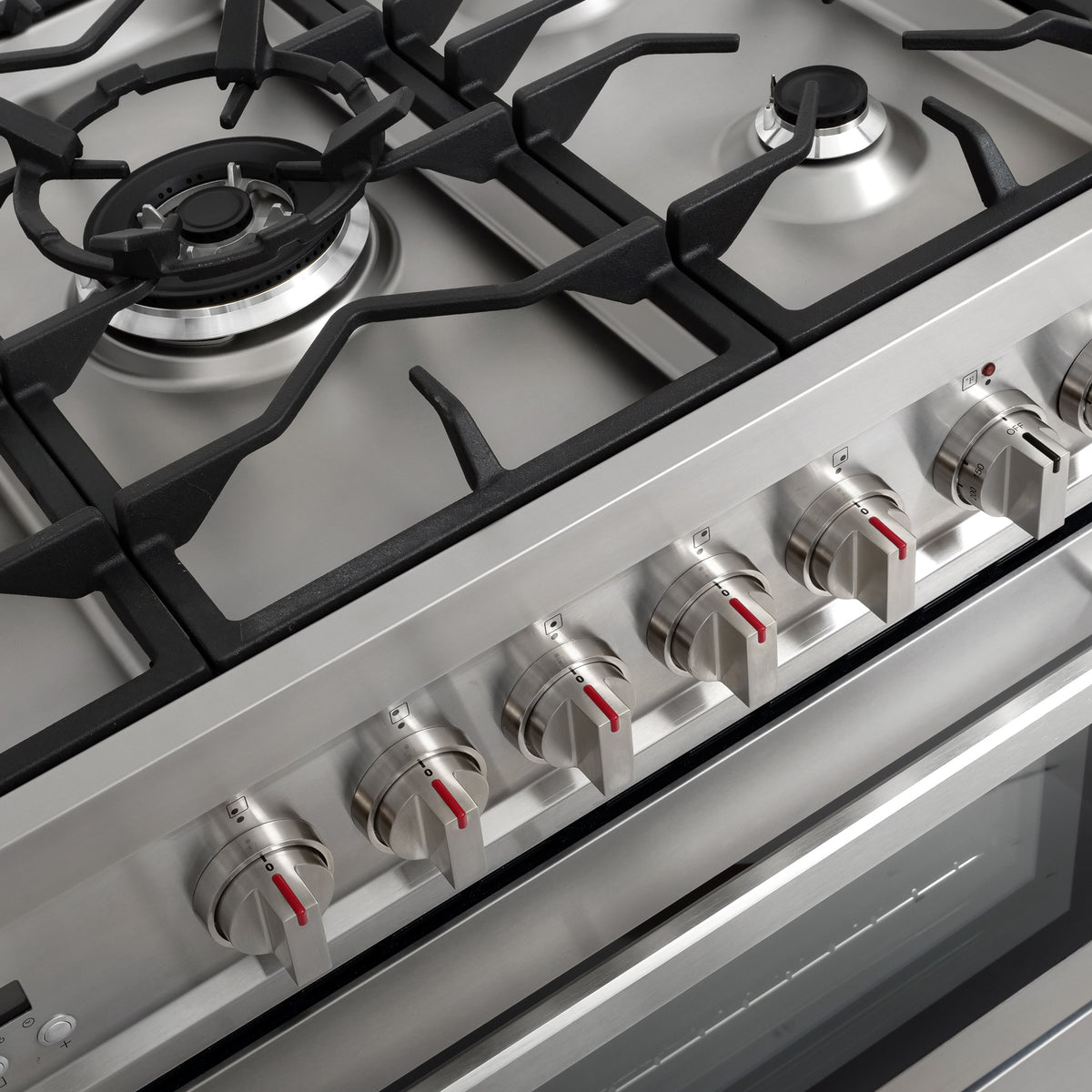 Cosmo Commercial-Style 36 in. 3.8 cu. ft. Single Oven Dual Fuel Range with 8 Function Convection Oven in Stainless Steel