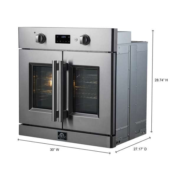 FORNO - Asti 30&quot; Electric French Door Wall Oven