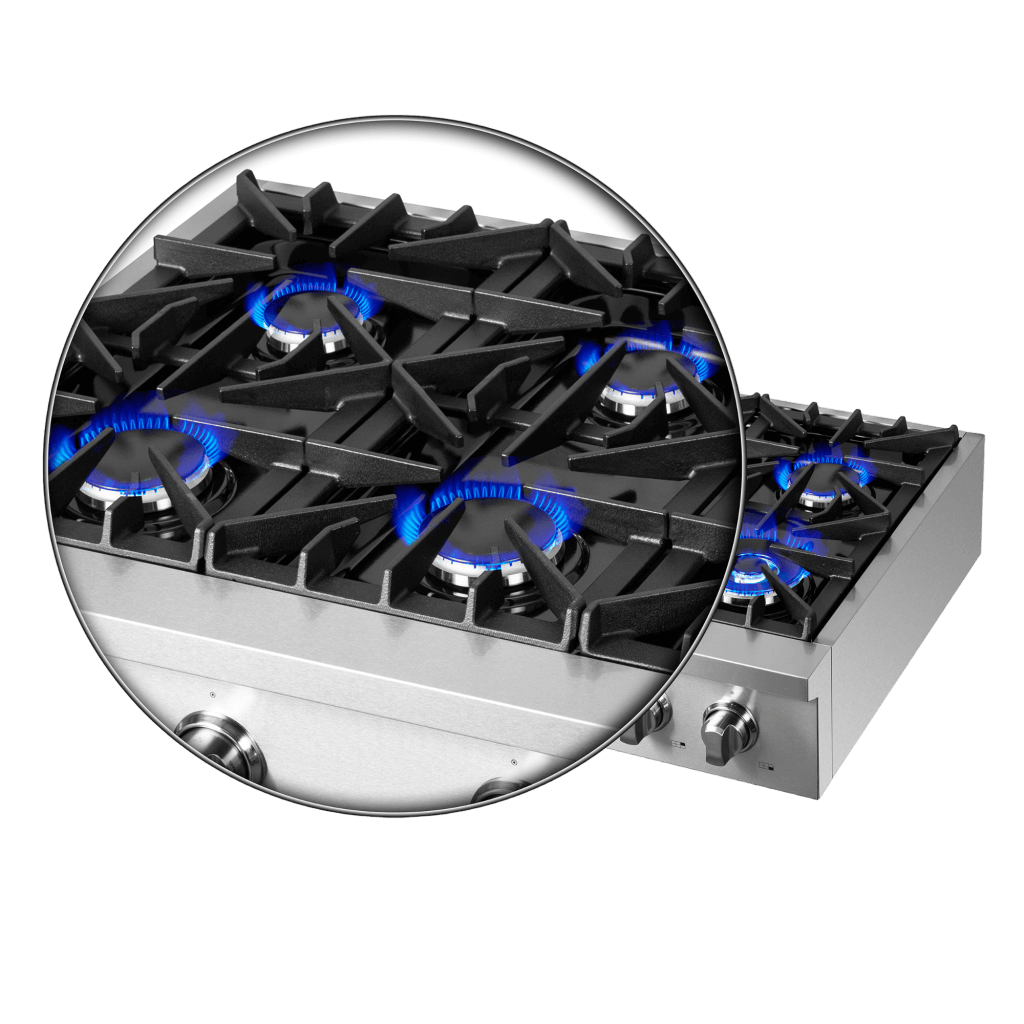 FORNO - Cossato Alta qualita 36″ Gas rangetop