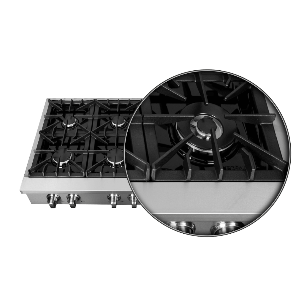 FORNO - Cossato Alta 48″ Gas Rangetop