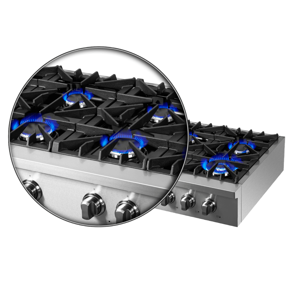 FORNO - Cossato Alta 48″ Gas Rangetop