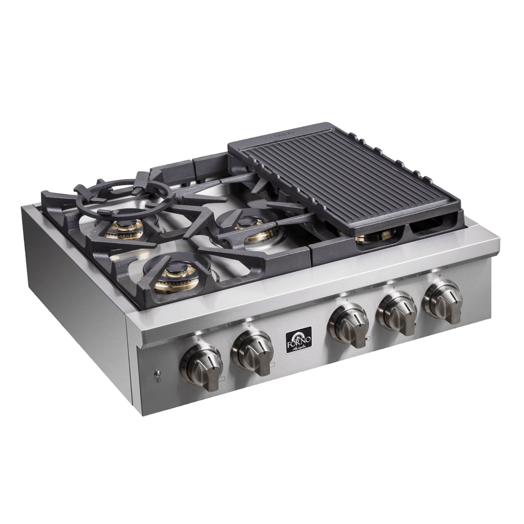 FORNO - Spezia Alta Qualita 30″Pro-Style Gas Rangetop