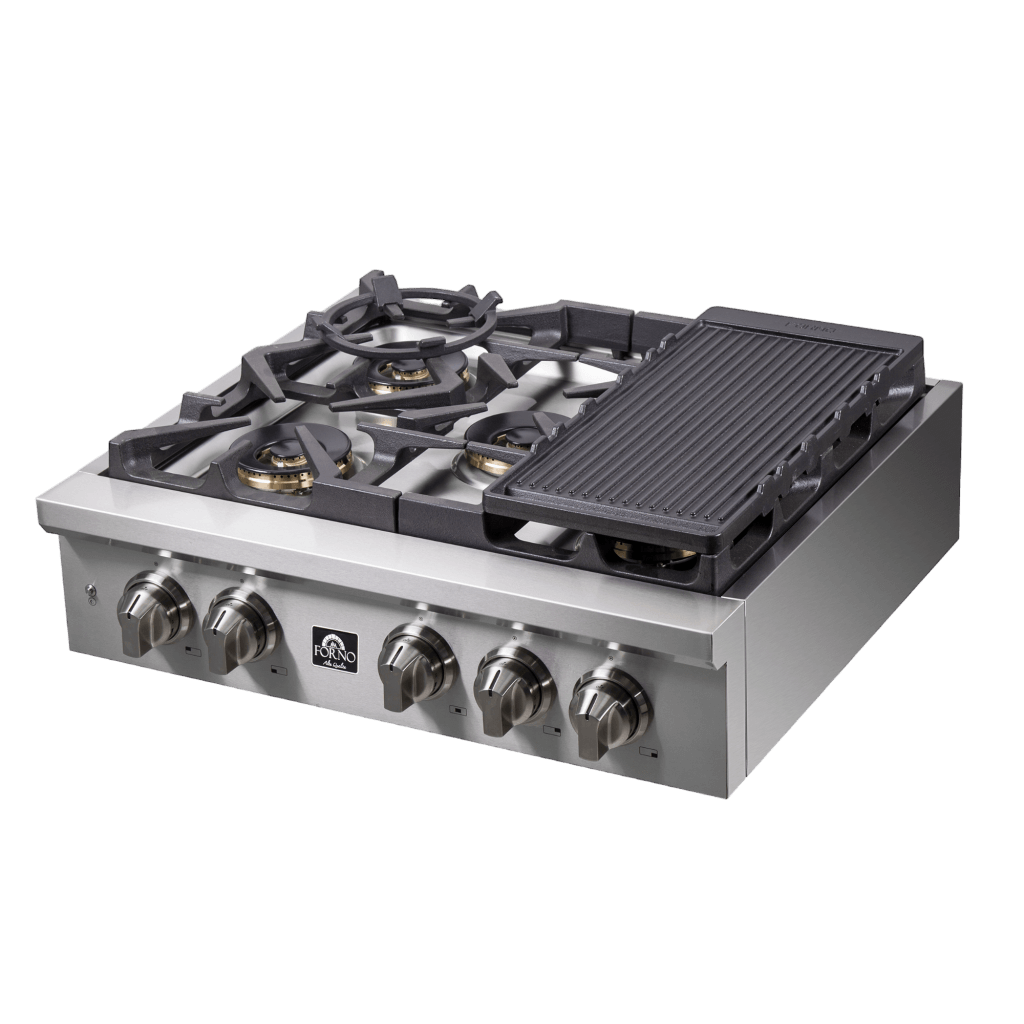 FORNO - Spezia Alta Qualita 30″Pro-Style Gas Rangetop