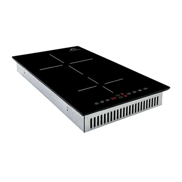 FORNO - Parco 12-Inch Induction Cooktop, 2 Zones, 3600W, Touch Control, 9 Power Levels &amp; Booster Function