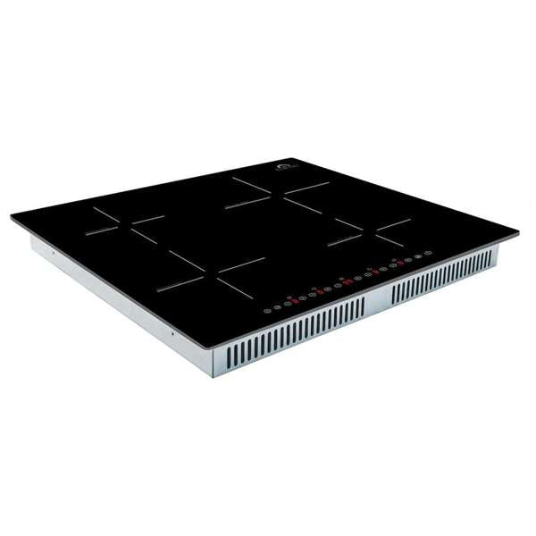 FORNO - Parco 24-Inch Induction Cooktop, 4 Zones, 7200W, Touch Control, 9 Power Levels &amp; Booster Function