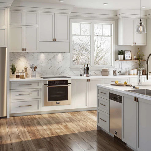 FORNO - Parco 30-Inch Induction Cooktop, 4 Zones, 7,200W Total Power, Touch Control, 9 Power Levels, Booster Function